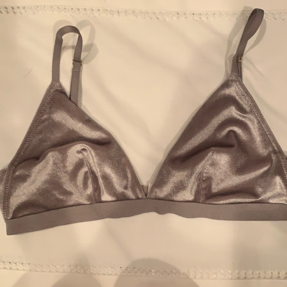 MADEWELL Bra in Crushed Velvet